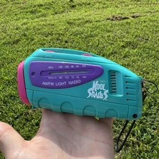 Vintage Retro Kool Shades AM FM Stereo Radio Player Tested & Working Light Radio