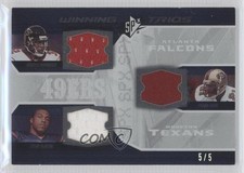 2008 SPx Winning Trios Numbered to 5/5 Jerious Norwood Steve Slaton #WT19 b9e