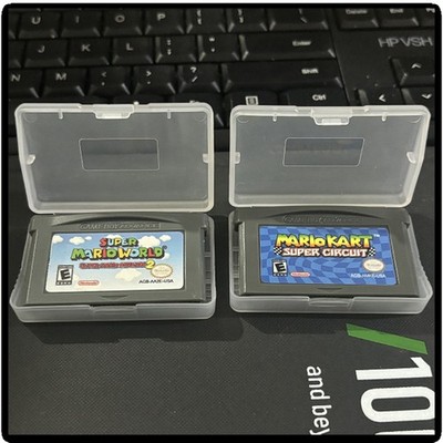 Super Mario World-Advance 2+Mario Kart: Super Circuit For Game boy Advance (GBA)