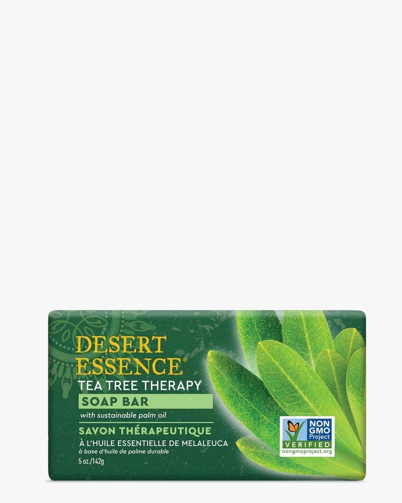 Очищающее кусковое мыло Desert Essence Therapy с чайным деревом 5 унций мыла 2090₽