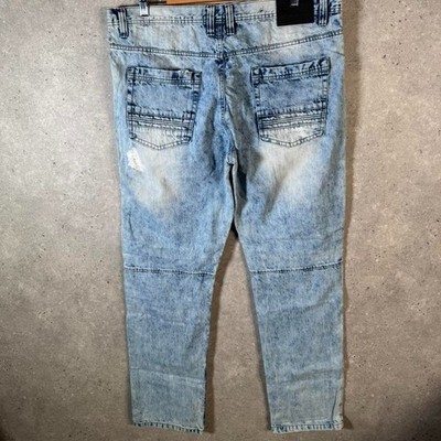 Vintage Southpole Y2K Hip Hop Jeans Herren W38 L34 blau bestickt