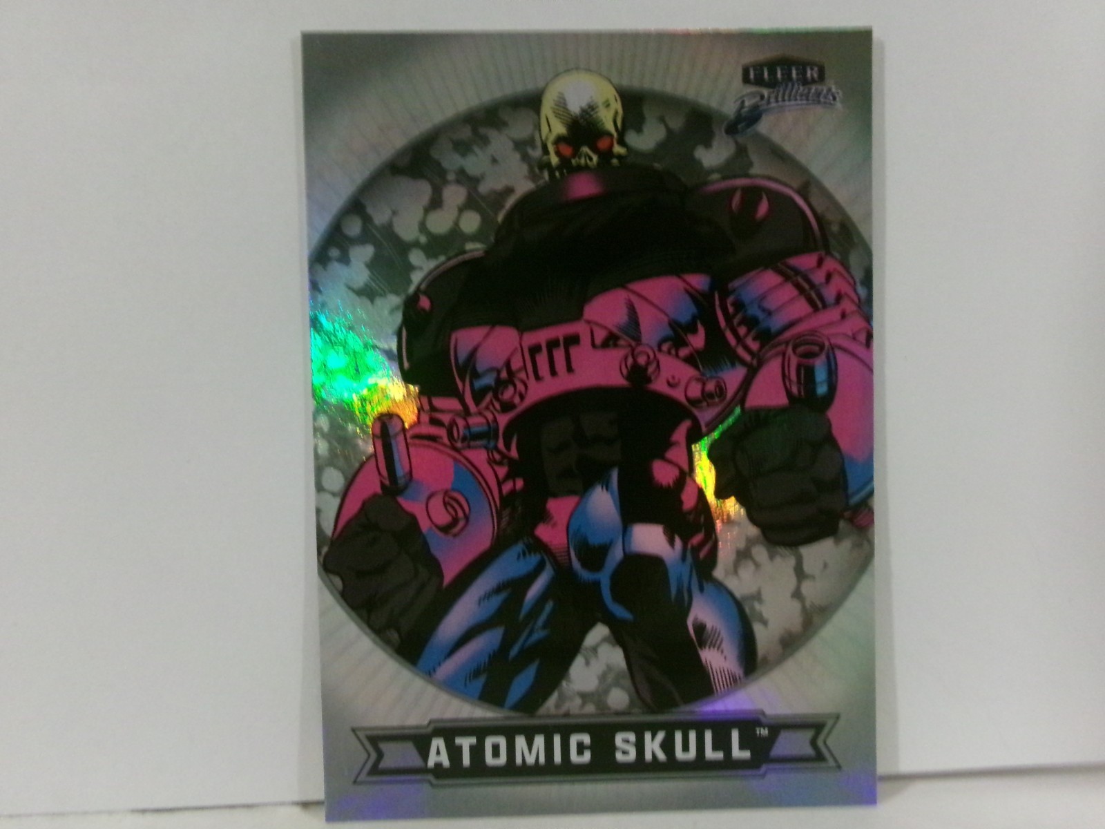 Atomic Skull #55 2025 Fleer Brilliants Superman trading card — raw and PSA graded price guide
