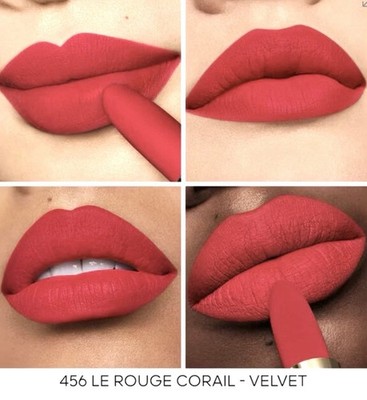 Guerlain Rouge G #456 LE ROUGE CORAIL - VELVET / Lipstick Refill Without Case