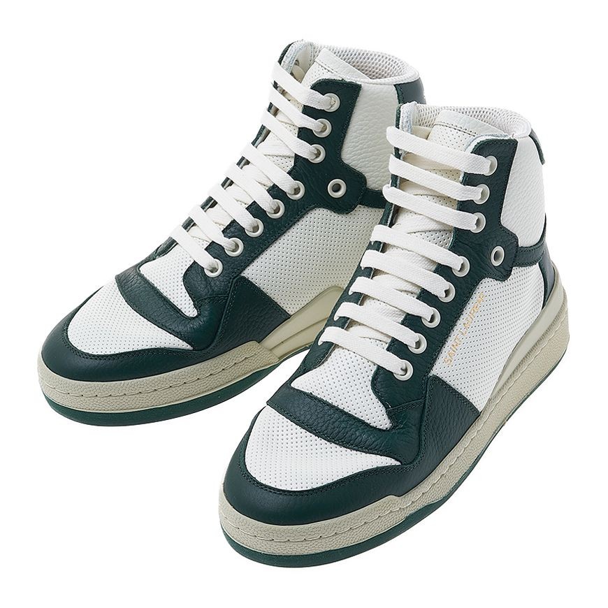 Sneakers medie Saint Laurent donna in pelle traforata 40707357