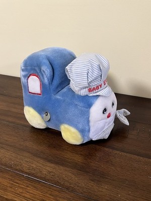 Vintage Eden Train Wind Up Baby Plush Musical Toy Works Great!