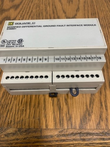 Módulo de interfaz de falla a tierra diferencial modificado SQD S48891 "New-Open Box" - Imagen 2 de 3