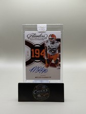2025 Panini Flawless Football Myles Garrett 1946 Patch Auto /15 Browns #DPAMGT