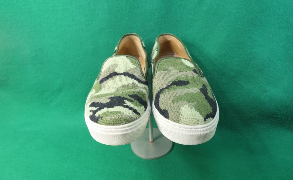 STUBBS & WOOTTEN Zapatos / Zapatillas sin cordones Camuflaje NEEDLEPOINT Hombre 9 Suela de Goma Foto 3 de 4