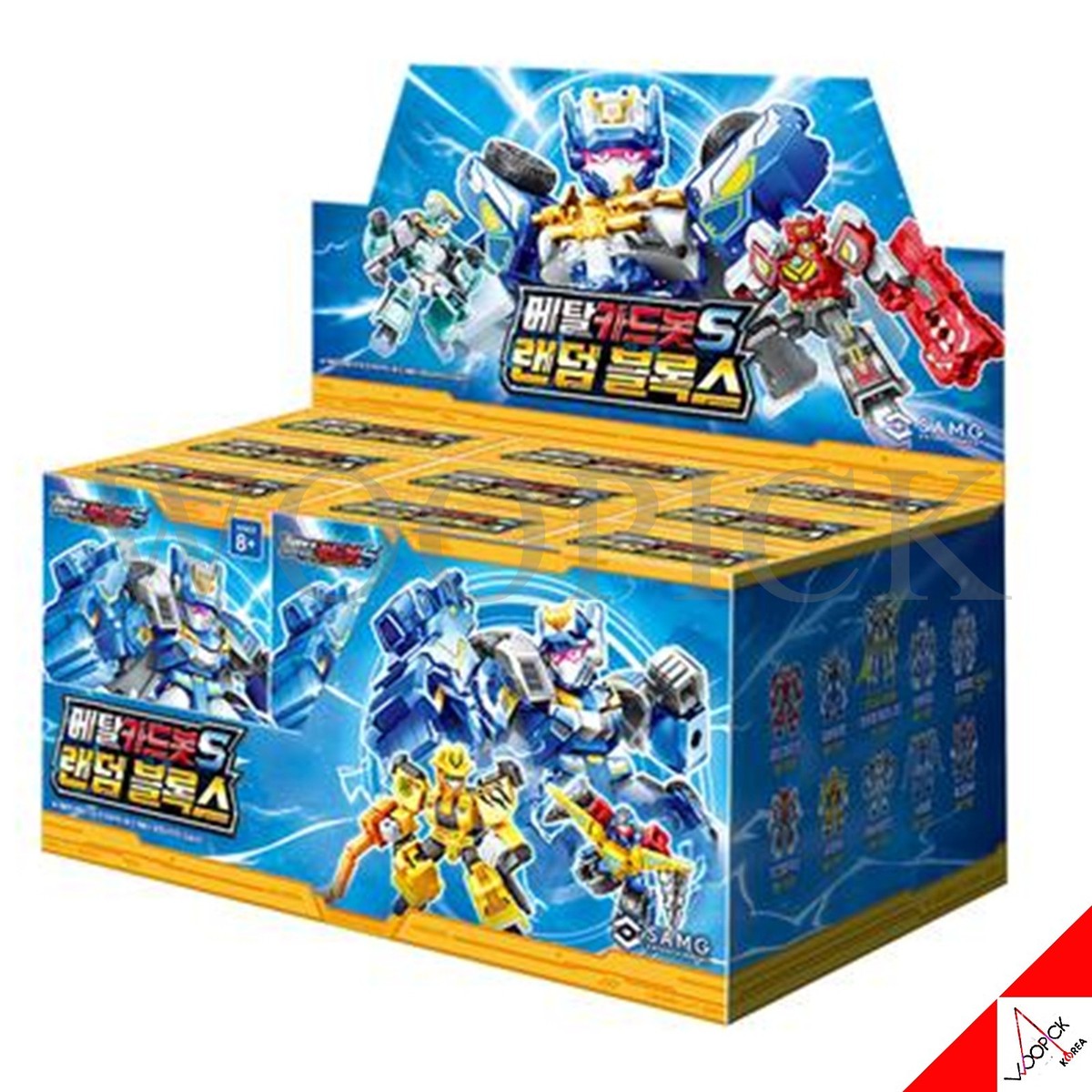 トボット マグマシックス トランスフォーマー メタルカードボット ミニフォース Metal Cardbot S Random Blocks 9-Type Mini Figure Transformer Robot