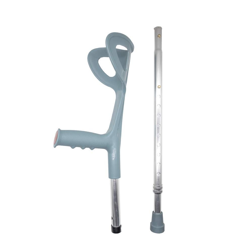 VISIONULightweight Foldable Forearm Crutch, Aluminum Walking Stick, Height Ad...