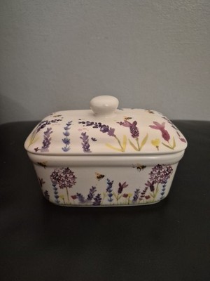 Vintage Jennifer Rose Gallery Lavender Bee Lesser & Pavey Butterdose - 2023