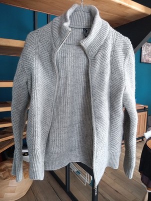 Schöne Saint James Weste grau Gr. 42 Wie Neu