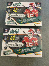 2025 PANINI PRIZM FOOTBALL FACTORY SEALED HOBBY DIRECT MEGA BOXES (2 BOX LOT)