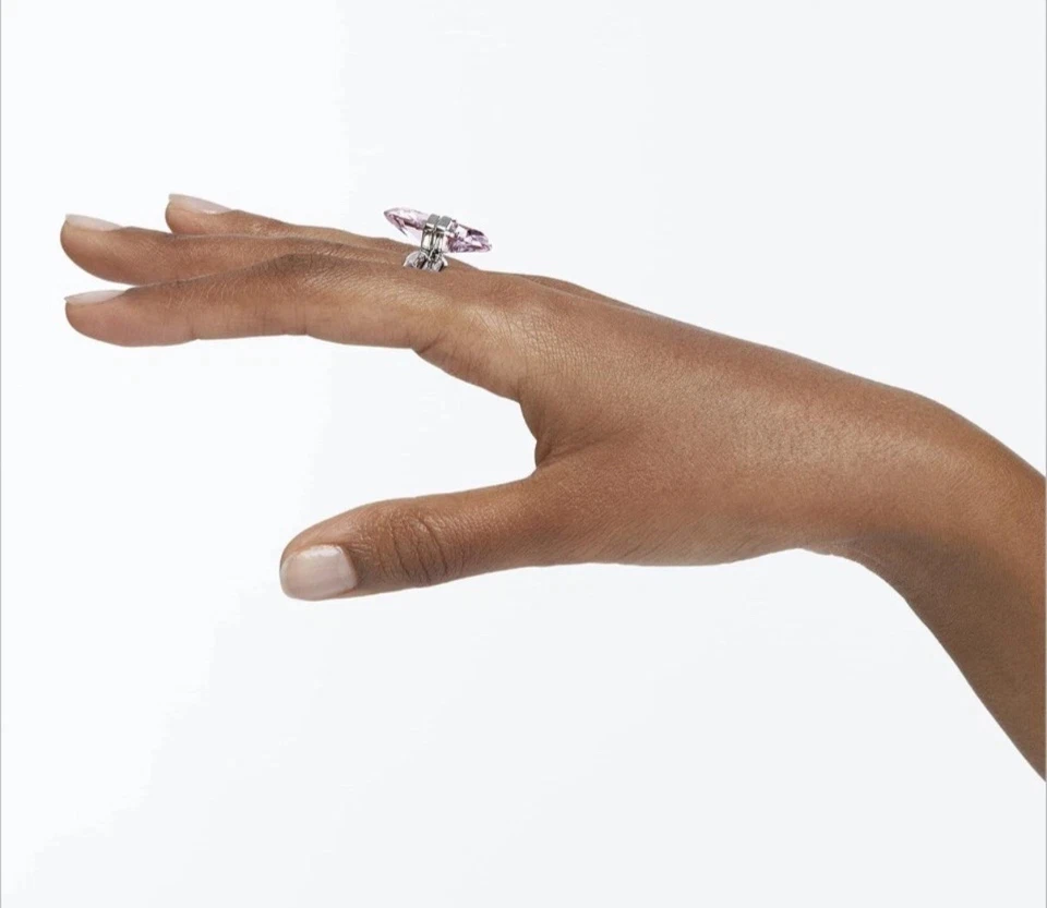 Swarovski Lucent Pink Ring size 52 - Image 3 of 4