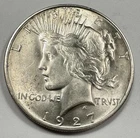 1927-D $1 Peace Dollar 90% Silver Denver US Coin - BETTER DATE!