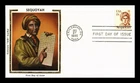 DR JIM STAMPS US COVER SEQUOYAH GREAT AMERICANS FDC COLORANO SILK CACHET
