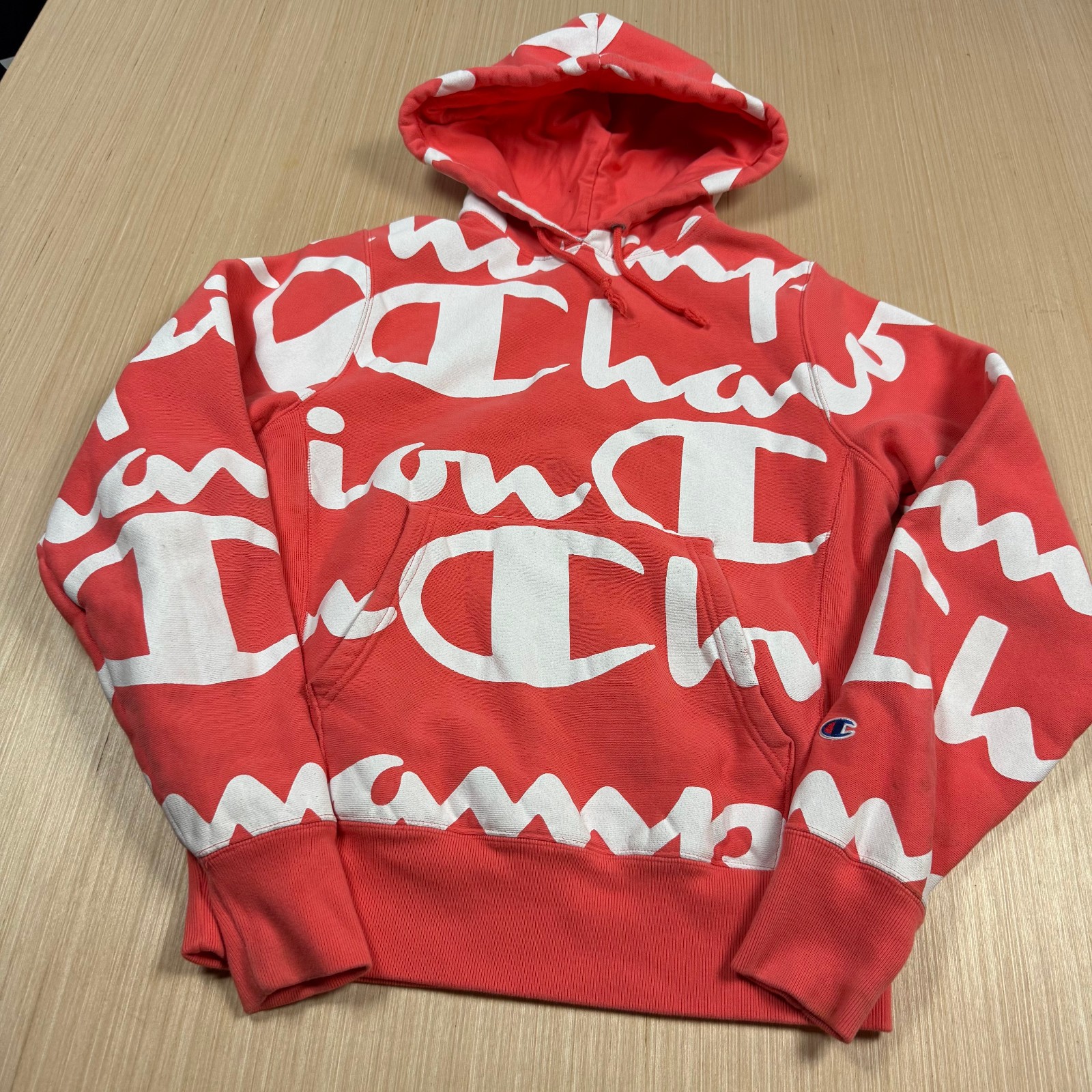 Champion Reverse Weave Script Logo All Over Print… - image 1