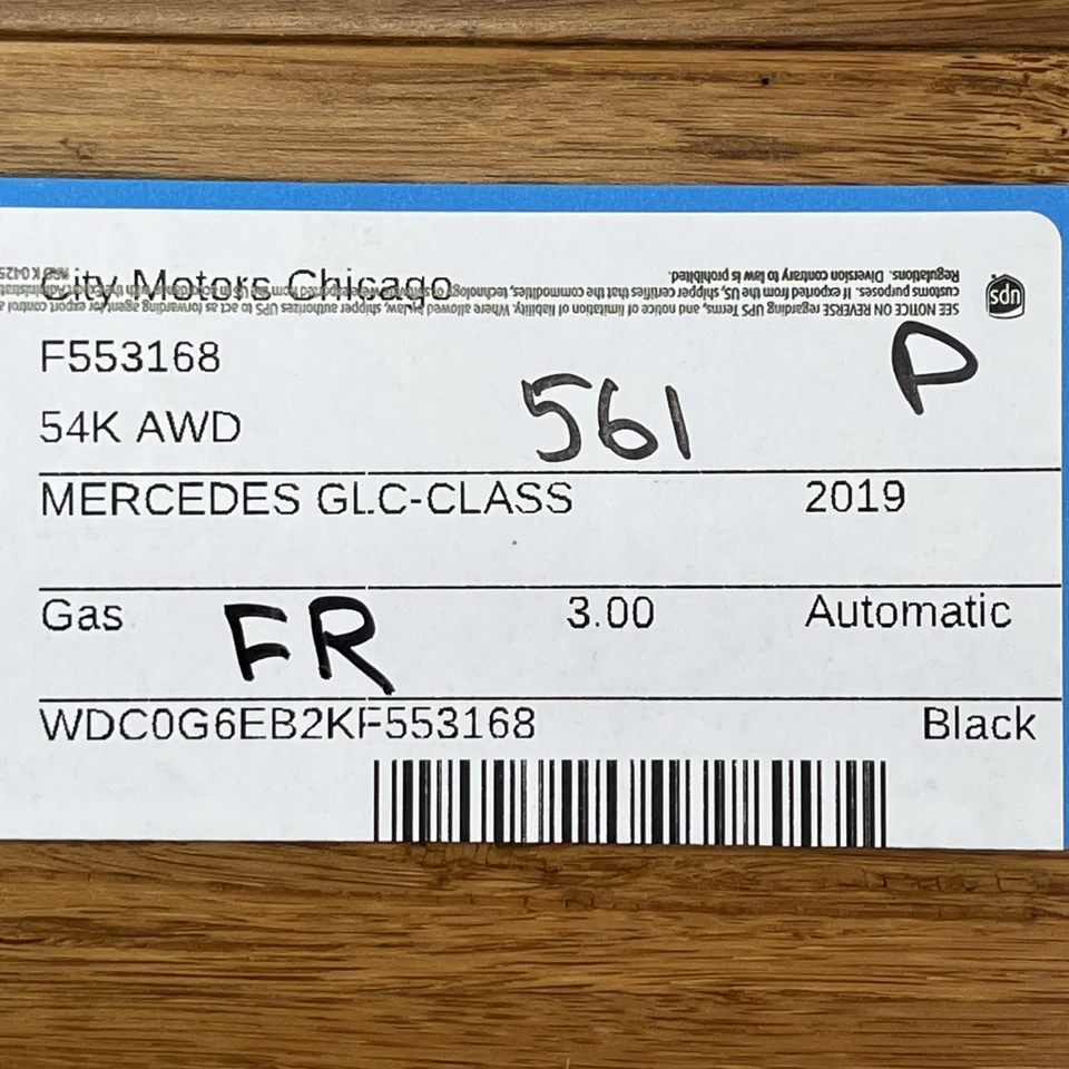 Panel de tarjeta de puerta delantera derecha Mercedes-Benz GLC43 AMG X253 2017-2023 OEM PH Foto 2 de 4