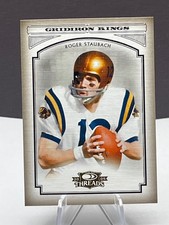 Roger Staubach 2006 Donruss Threads Gridiron Kings Card # 19