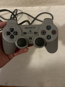 Sony PlayStation 1 One PS1 DualShock Analog Controller SCPH-1200 W/ Extension
