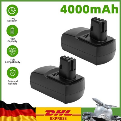 2X 18V 4.0Ah Ni-MH Akku für Metabo BSZ18 Impuls BST 18 BSP 18 KSAP18 Li 6.25484