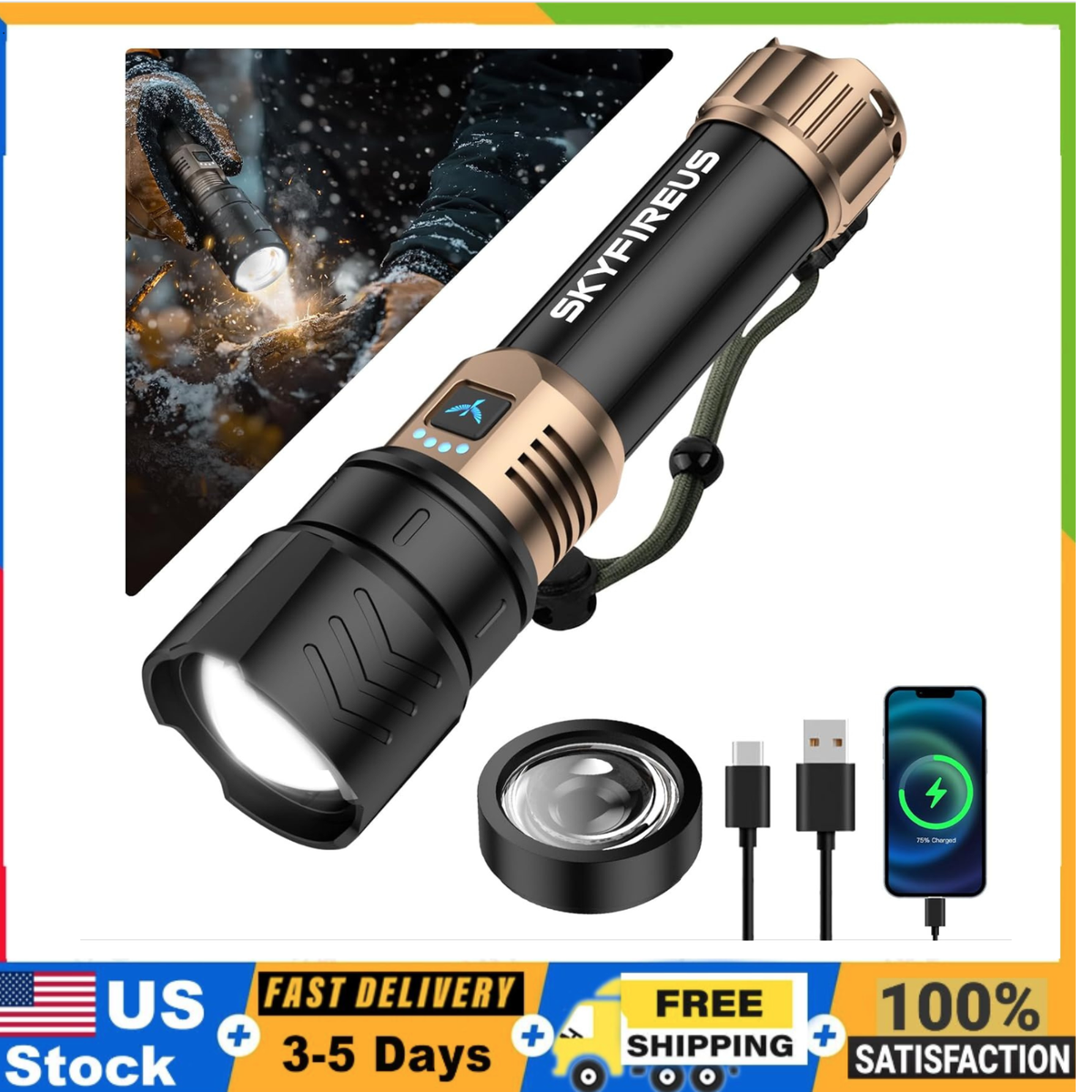 98 type rechargeable cree led flashlight UltraFire SK98 Mini Flashlight