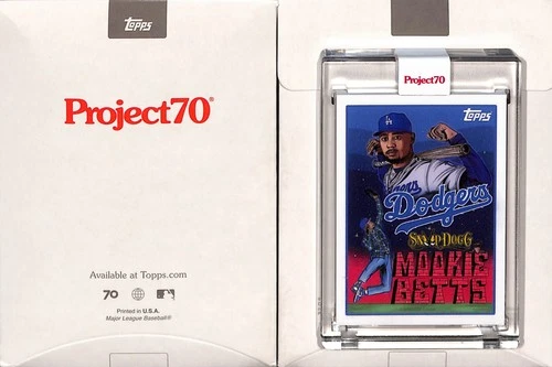 2021 TOPPS PROJECT 70 #89 1993 MOOKIE BETTS - LOS ANGELES DODGERS - SNOOP DOGG