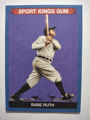 2023 Sportkings Volume 4 Babe Ruth #144 Dark Blue Parallel