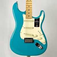 Fender American Professional II Stratocaster Miami Blue Used Alder w/Hard case