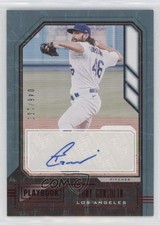 2021 Panini Chronicles Playbook Red 46/100 Tony Gonsolin #PA-TG Auto 1u6
