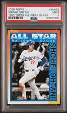 Shohei Ohtani LA Dodgers 1990 Topps Baseball All-Stars PSA 9 Black Bookend /10