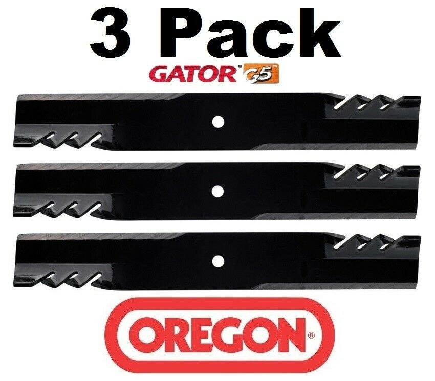 3 Pack Oregon 596-344 Gator G5 Mower Blades for Bunton-Goodall PL4206  