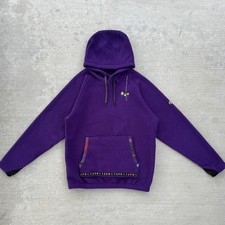 686 Buttermilk Sherpra Fleece Hoody LRG Grateful Dead Bear Purple Size Medium