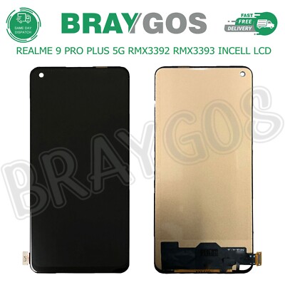 For Realme 9 Pro Plus RMX3392 RMX3393 INCELL LCD Touch Digitizer Screen Display