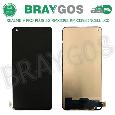 BRAYGOS Für Realme 9 Pro Plus RMX3392 RMX3393 INKL. LCD Touch Digitizer Bildschirm Display