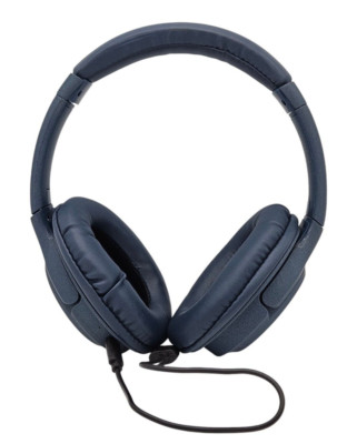 BROOKSTONE Wireless Headphones Bluetooth Rechargeable Studio HD Blue