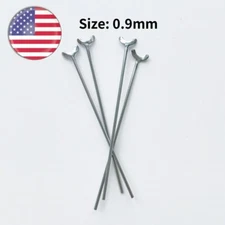20Pcs 0.9mm Dental Ball Retainer J Clasp Oblique Clasps Bars Y-Type Scheu Style