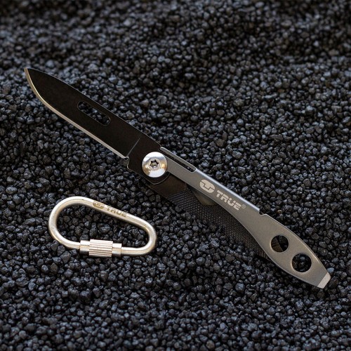 TRUE UTILITY Taschenmesser Tweezer Mini Multi Tool Klappmesser Schlüsselanhänger - Bild 7 von 8
