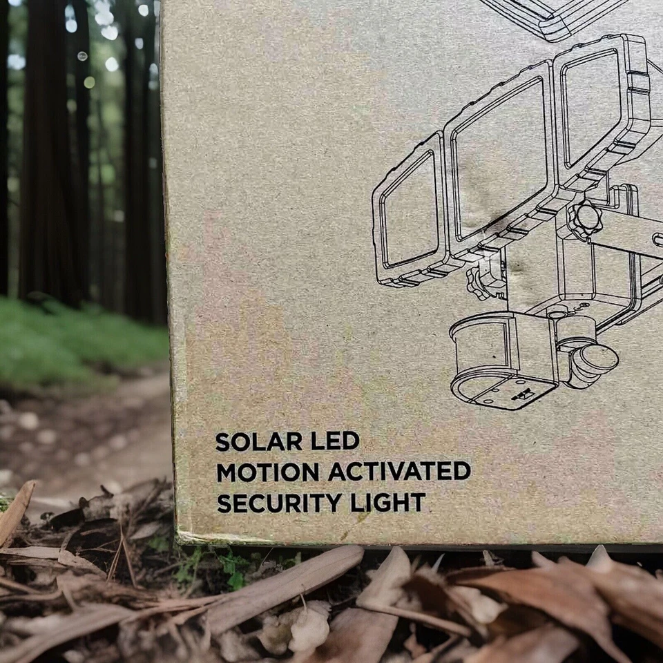 WESTINGHOUSE LED MOTION ACTIVATED SOLAR SECURITY LIGHT 2000 LUMENS TRIPLE HEADS - Image 2 of 4
