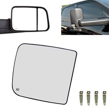 For Dodge Ram 1500 2500 3500 Heated Passenger Side Upper Towing Mirror Glass