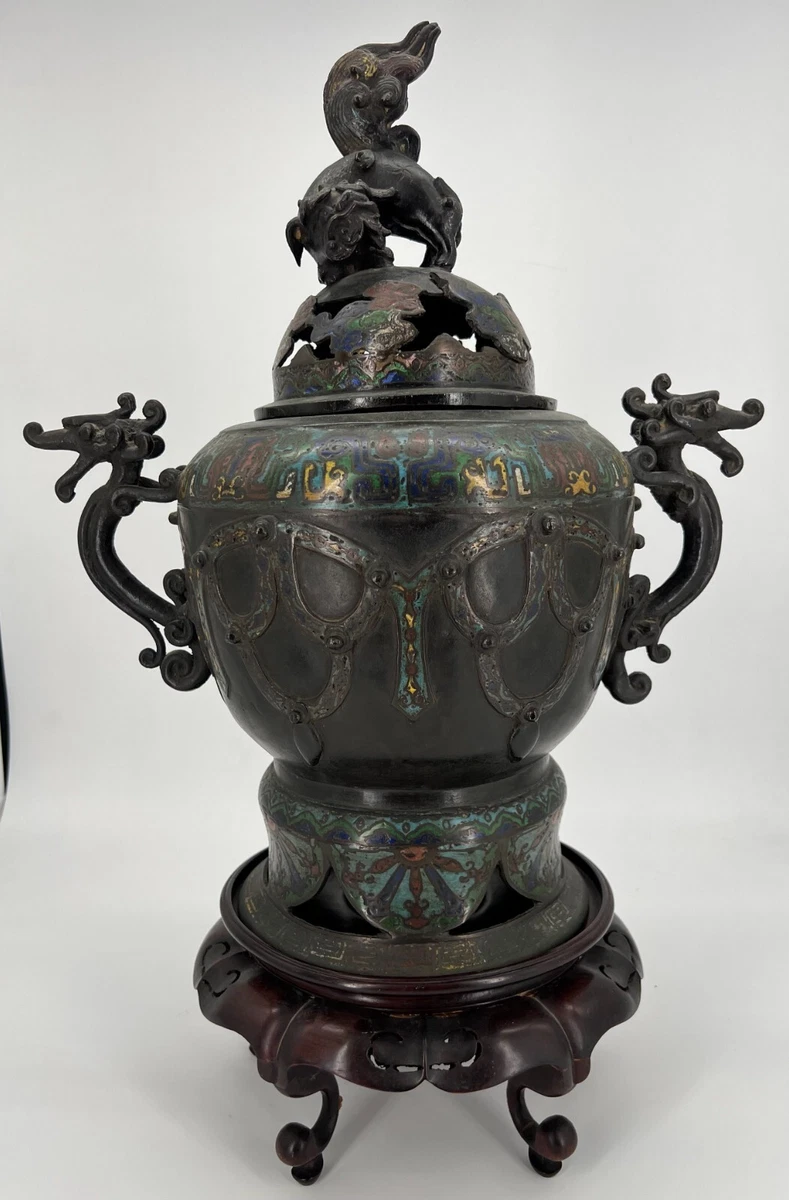 青铜1850-1899 年中国香炉| eBay