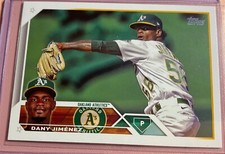 Dany Jimenez 2023 Topps #164 Oakland Athletics Series 1 MLB Baseball Near Mint