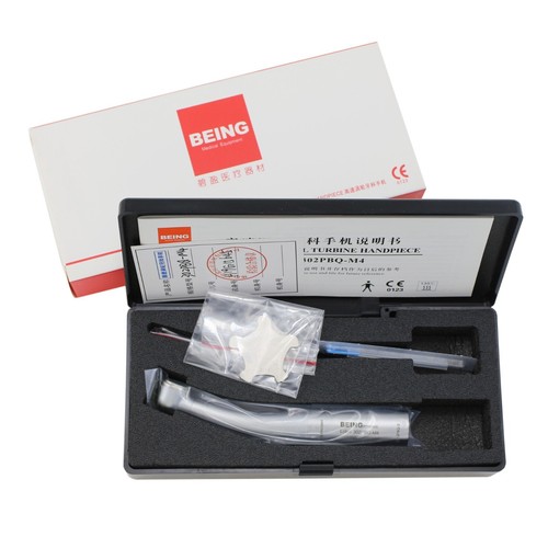 BEING Tubine Dental Pieza de Mano de Alta Velocidad LED de Fibra Óptica para Acoplamiento Sirona R/F - Imagen 14 de 14