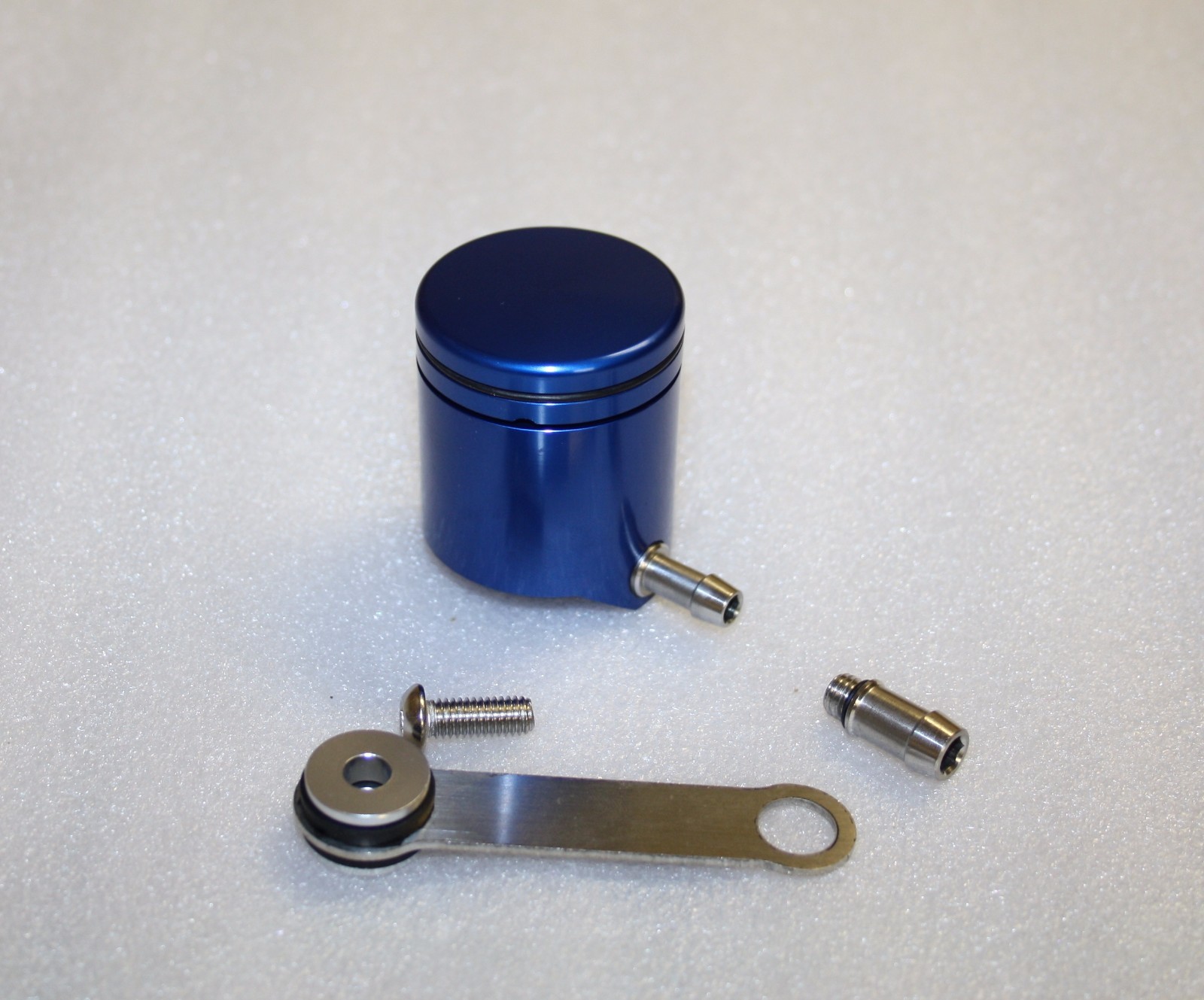 Bocal de frein Z750 Z800 en aluminium CNC anodisé bleu T2