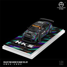 Time Micro 164 Wrx-sti Hks Black Diecast Model Car Time Micro 164 Wrx-sti Hks Black Diecast Model Car
