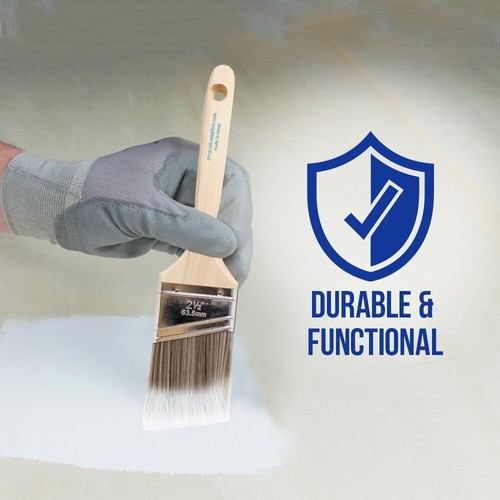 48PK 2.5"Angle House Wall,Trim Paint Brush Set Home Exterior or Interior Brushes - Picture 7 of 7