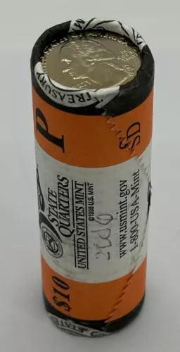 2006-P U.S. Mint Roll of 40 Washington South Dakota State Quarters - Unopened