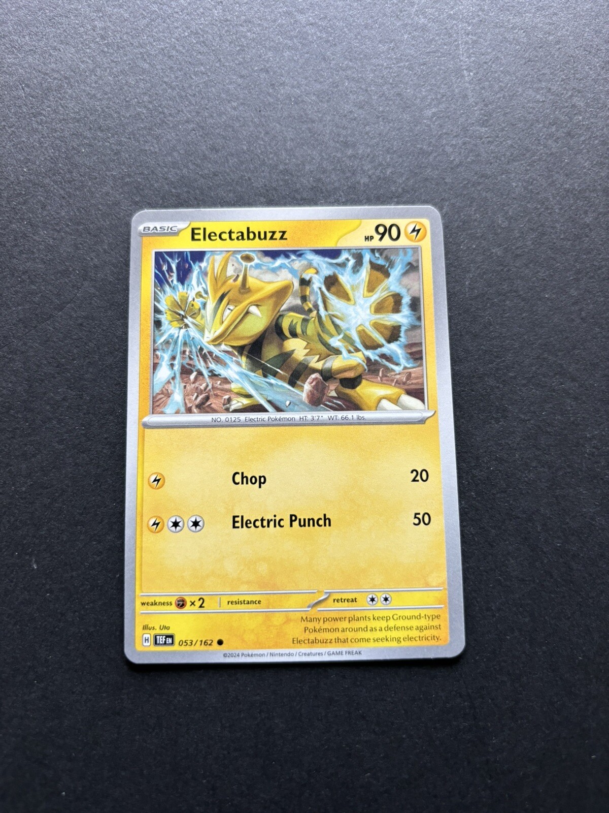 2024 Pokémon Temporal Forces - Electabuzz No. 53/162
