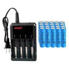 UltraFire 14500 Battery 3.7V 1800mAh Li-Ion Rechargeable Batteries Cell USA Lot