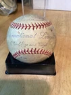 1934 Tour of Japan signed baseball 19 signatures Mitchell and Ness Baseball